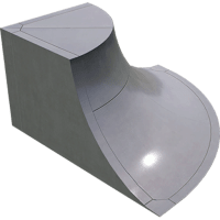 Outer Corner Quarter Pipe