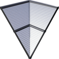 Tilted Concave Wall (8 m)