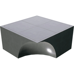 Inverted Inner Corner Quarter Pipe