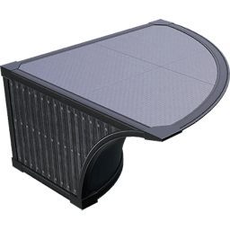 Inverted Outer Corner Quarter Pipe