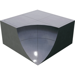 Inner Corner Quarter Pipe