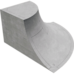 Outer Corner Quarter Pipe