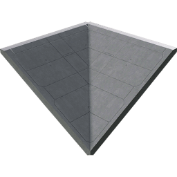 Tilted Concave Wall (4 m)