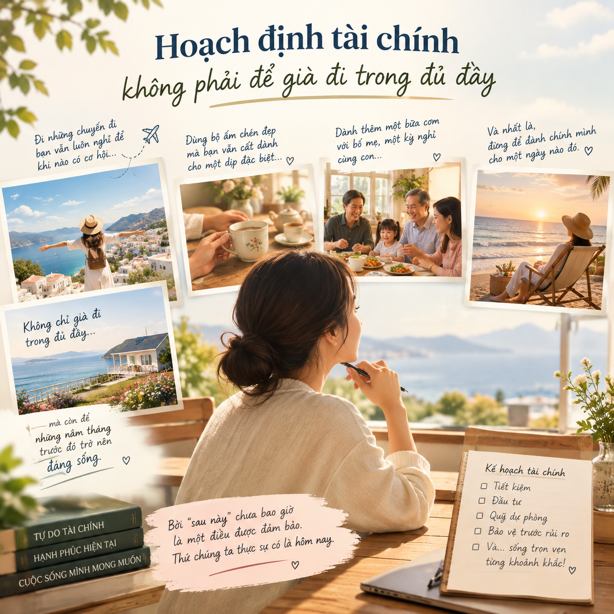 Hoạch định tài chính không phải để già đi trong đủ đầy