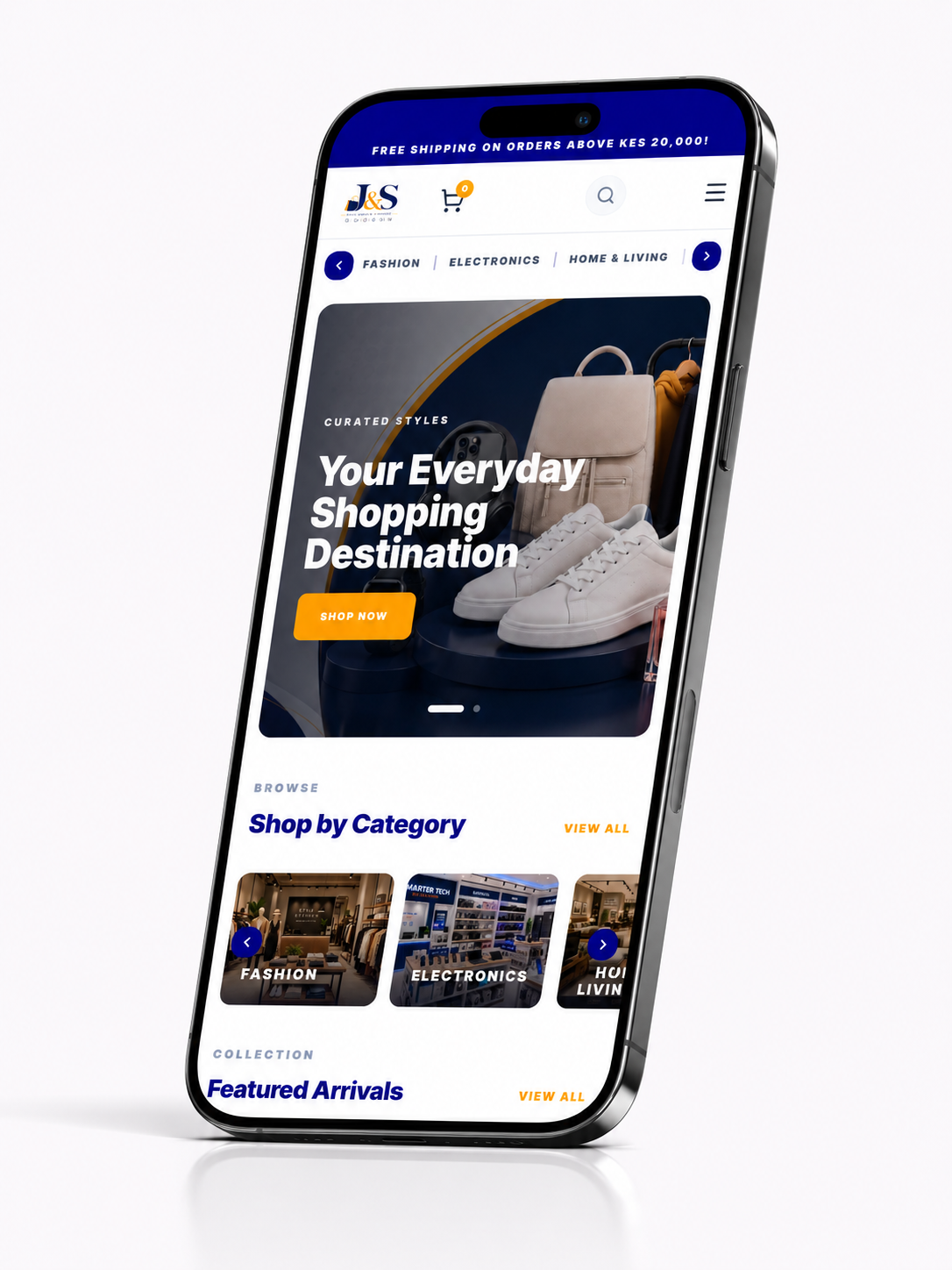 Duka Store mobile shopping experience