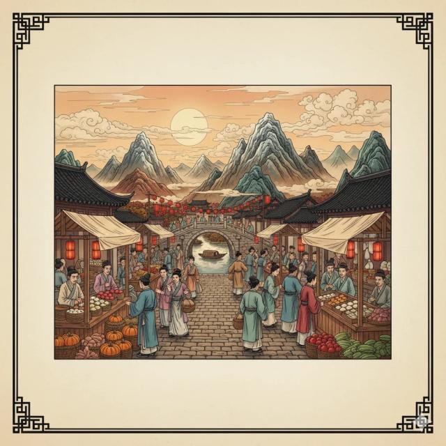 Китайский рынок: шелк и торг