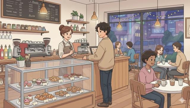 Разговор в кофейне