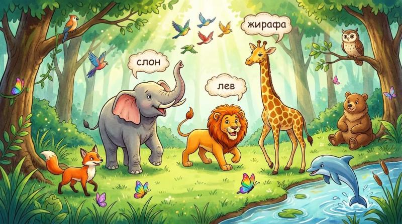 Животные: названия и описания