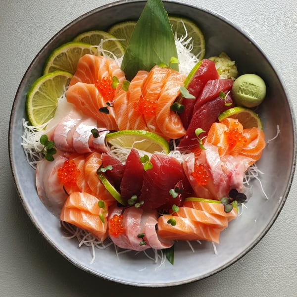 Les sashimi de sushi nomi