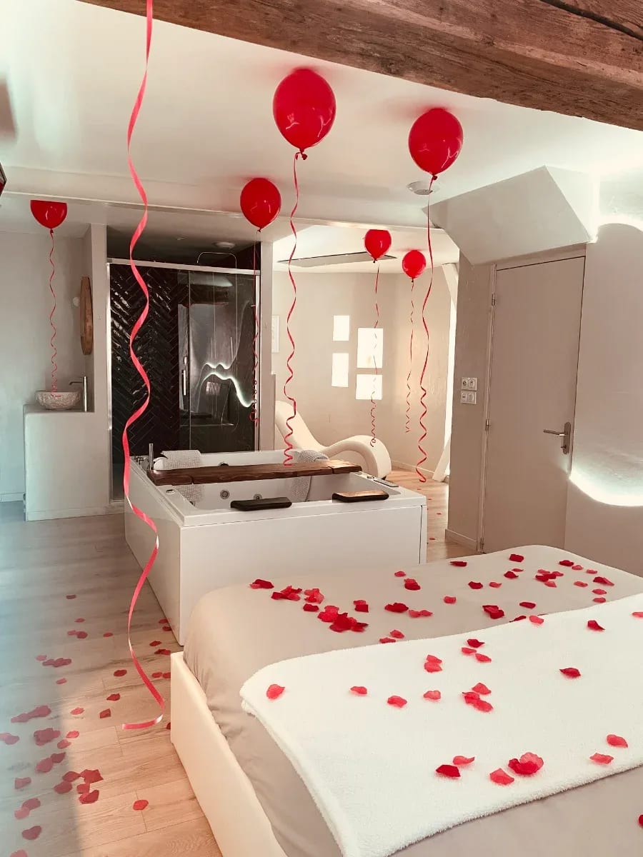 Arrivée romantique 🌹