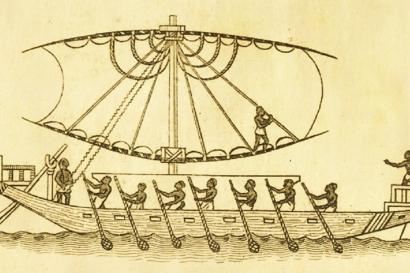 Navegación en el Antiguo Egipto: barcos y comercio .