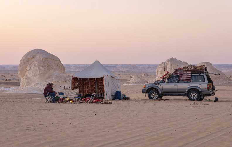 Paisaje Desierto Blanco Egipto