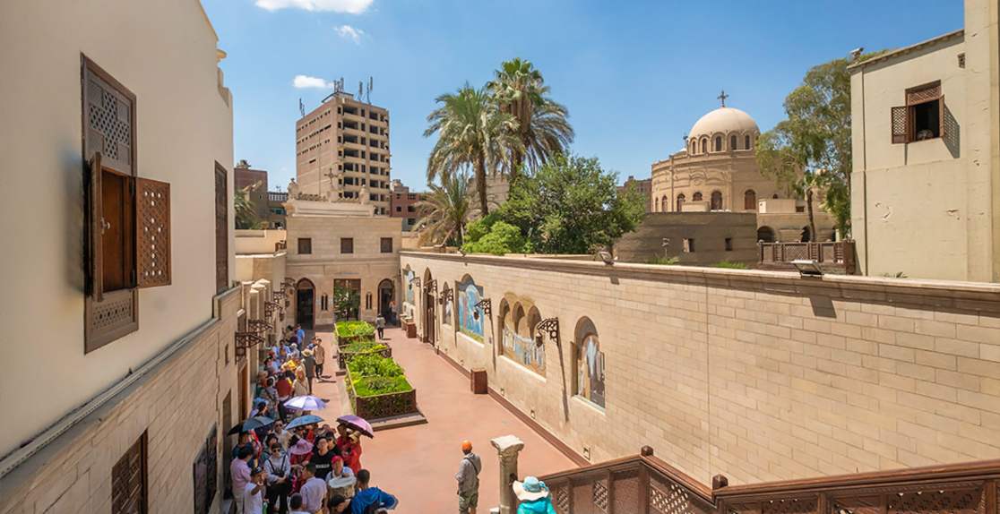 La chiesa sospesa al cairo copto