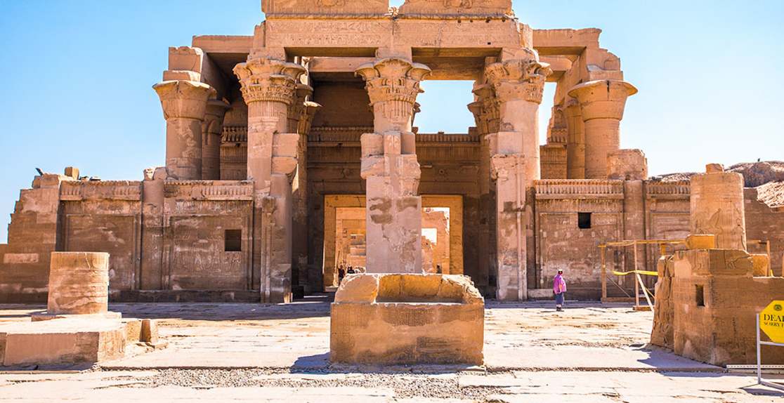 Tempio di kom ombo in Egitto