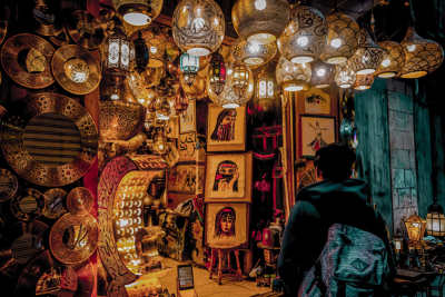 mercato di khan el khalili, il cairo vita notturna