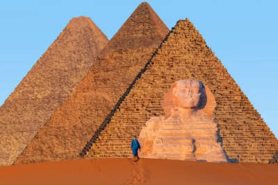 la sfinge di giza, piramidi egitto