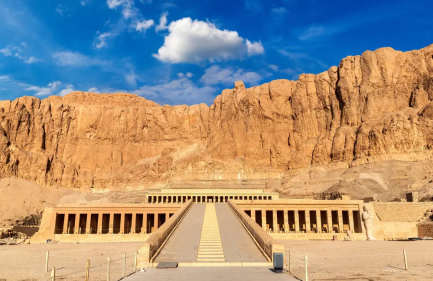 Il tempio di Hatshepsut, natale in egitto