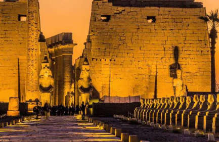 il tempio di Karnak, natale in egitto