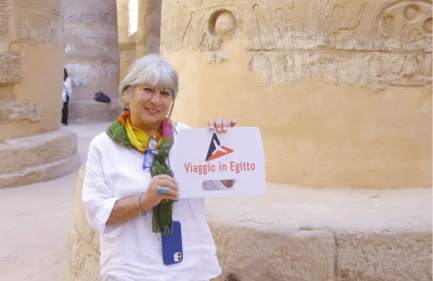 La Nostra Cliente a Luxor, natale in egitto