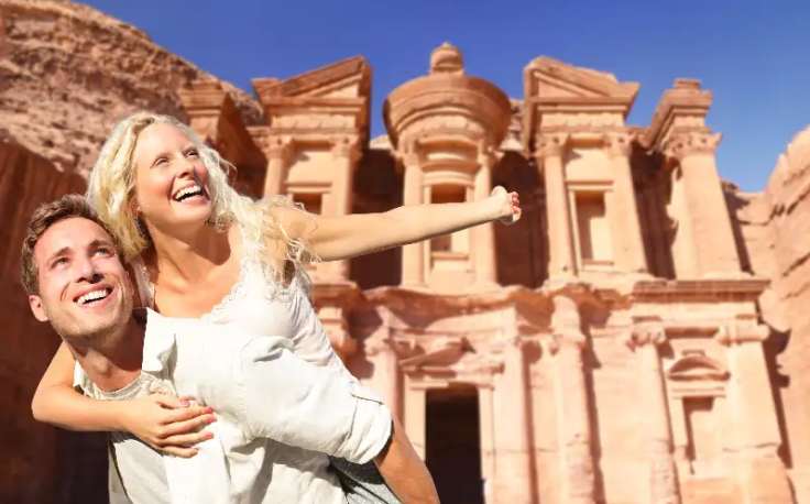 cose da vedere in giordania,  Una coppia a petra