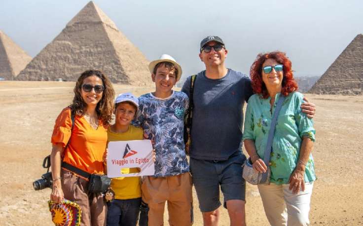 una famiglia italiana visita le piramidi, il cairo cosa vedere