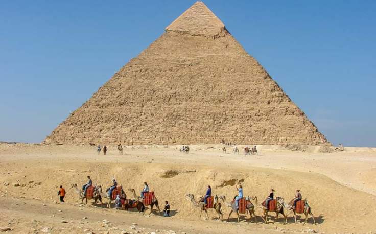 la piramide di cheope, dove si trova l'egitto