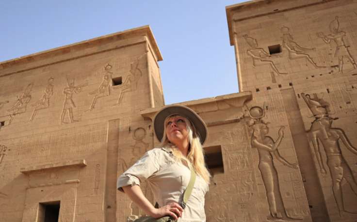 il museo di edfu, dove si trova l'egitto