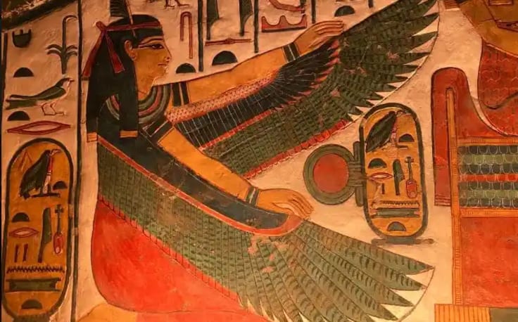 La tomba di Nefertari, l'ingresso della tomba