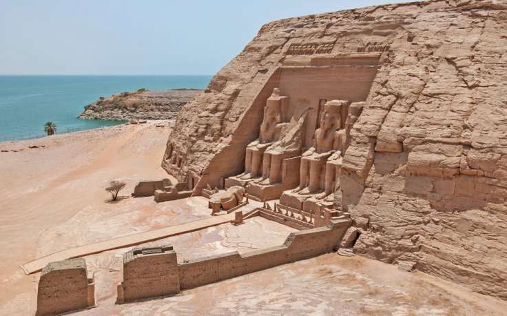 il tempio di abu simbel in egitto