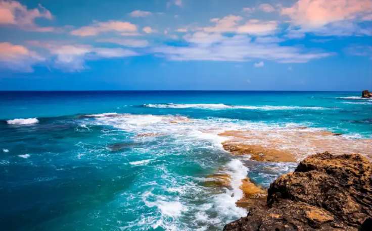 la bellissima spiaggia di agiba matrouh, marsa matrouh Egitto
