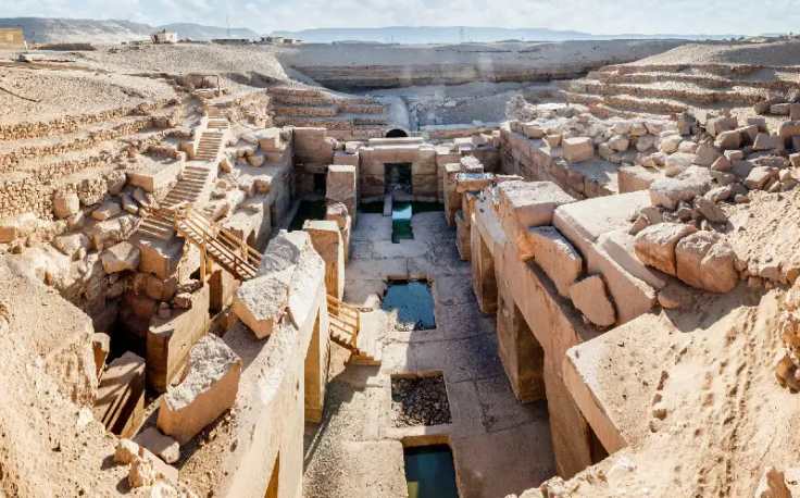 il tempio di osiride da dentro , tempio di osiride