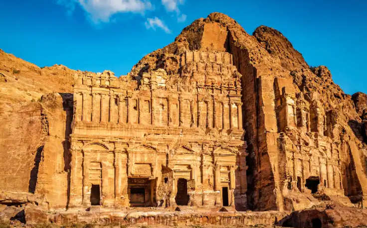 l'architettuta nabatea a petra , nabatei