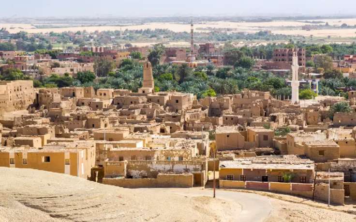 oasi con rovine, oasi dakhla