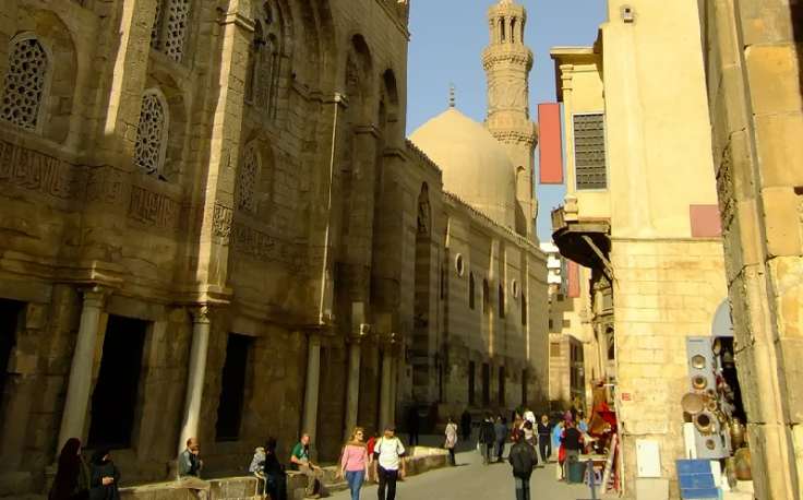 la panorama della strada, Al-Muizz