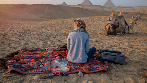A group of people with wheelchair enjoys an Accessible tour in egypt, Accessible Alexandria Abu Simbel Tour