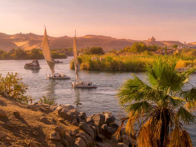 Asúan, El Río Nilo, Egipto