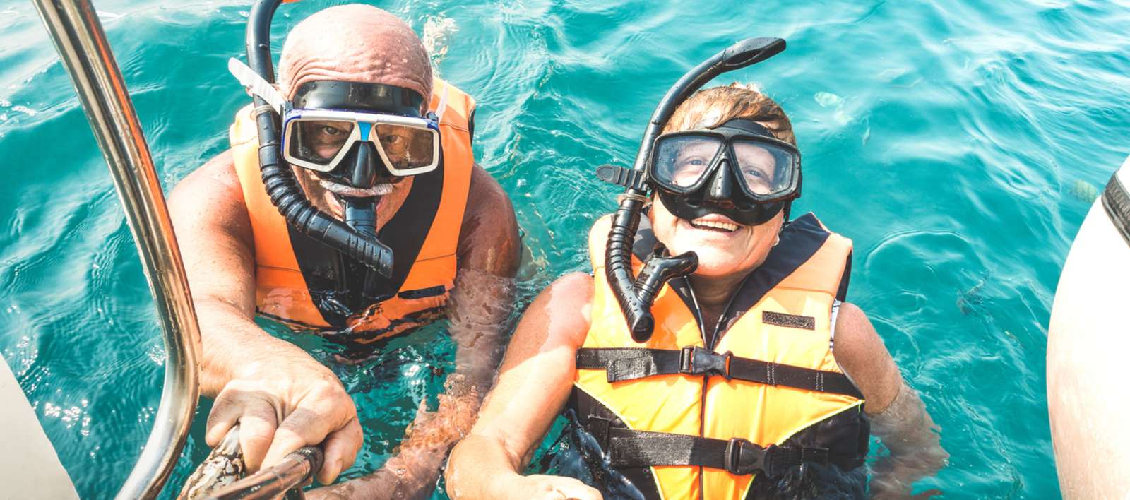 couple snorkel in the redsea, Egypt itinerary