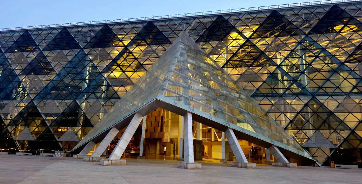 exterior part of the Grand Egyptian Museum, Cairo and Nile Cruise Package: 9 Days from the Pyramids to the Valley of the Kings