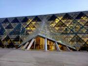 Exterior part of the grand egyptian museum, Couples taking selfie in front of the pyramids, Cairo Luxor tour