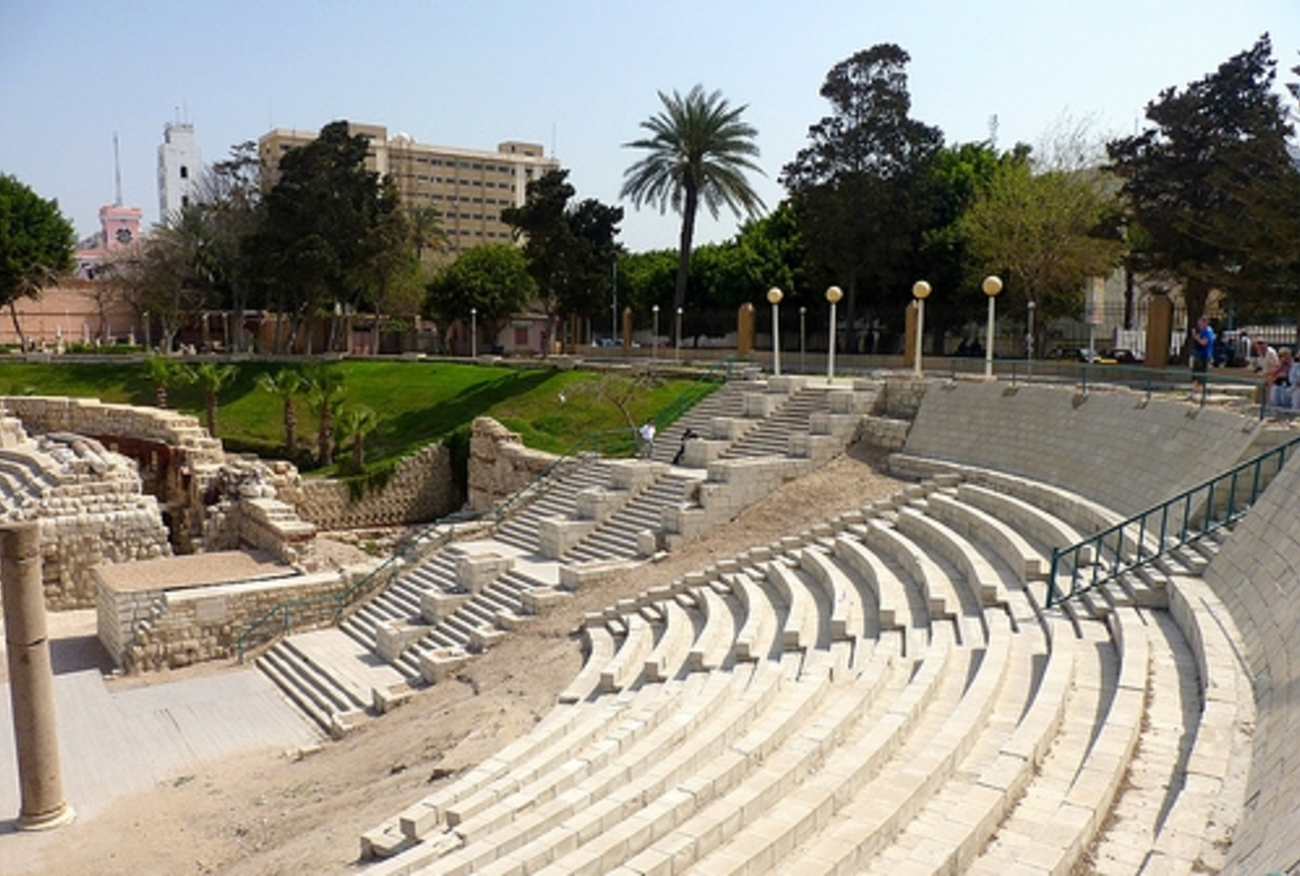 Roman Amphitheatre in Alexandria | Egypt