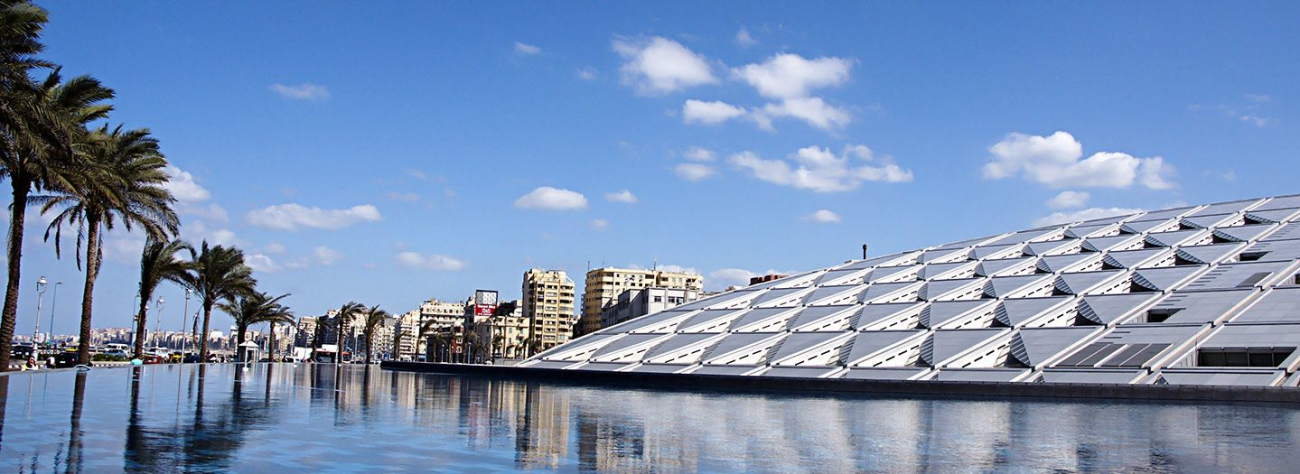 La Biblioteca de Alejandría, Egipto