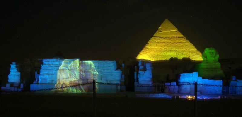 Spettacolo Suoni e Luci Presso Le Piramidi