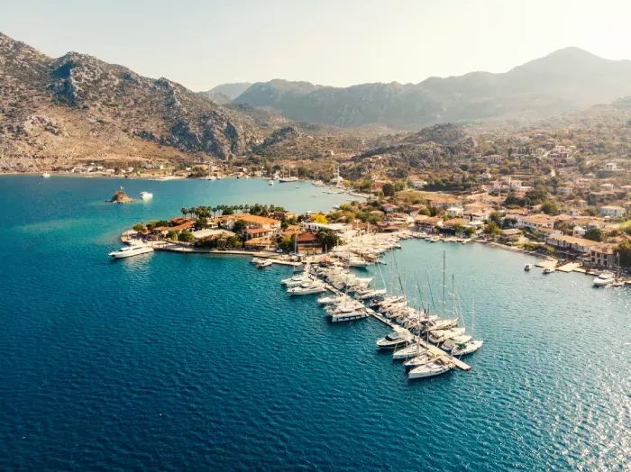 General view of Selimiye in Marmaris, Turkey
