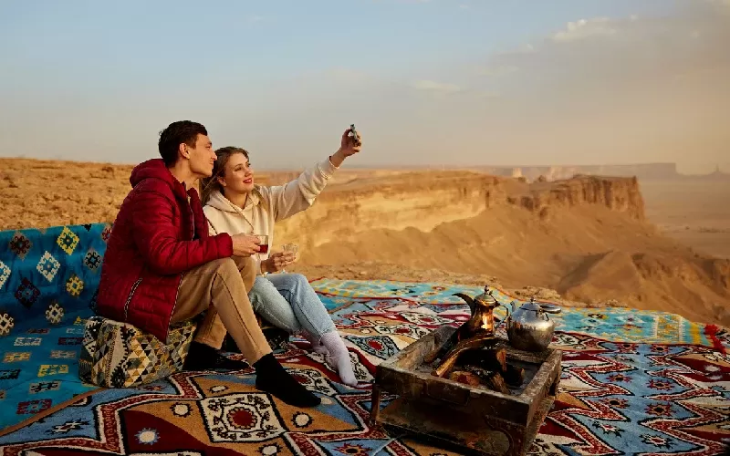 arabia saudita in inverno