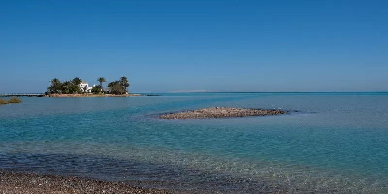 playa en el Gouna, Mar Rojo Egipto