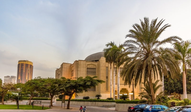 Cairo Opera House in the evening, Cairo Opera House