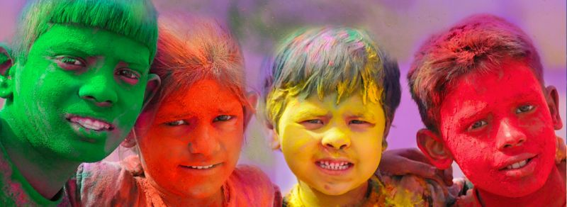 Holi Festival das Cores