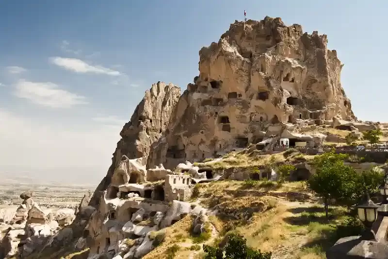 castello uchisar turchia , castello di uchisar