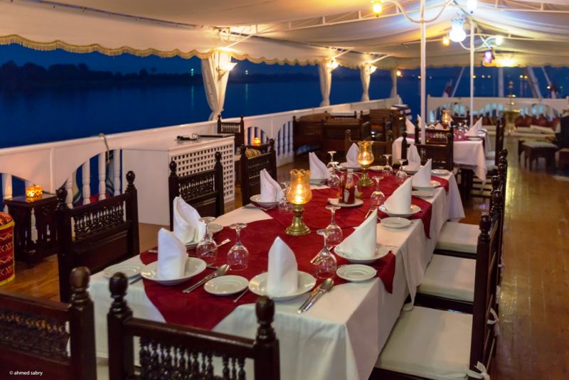 Il Ristorante della Crociera, dahabeya crociera sul nilo