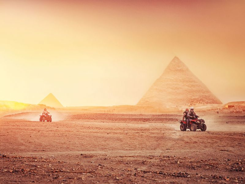 Motorata alle Piramidi Giza
